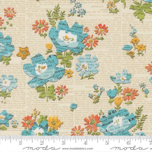 Paper Hamlet Paper Florals Cotton 44"/45" Fabric Per Yard