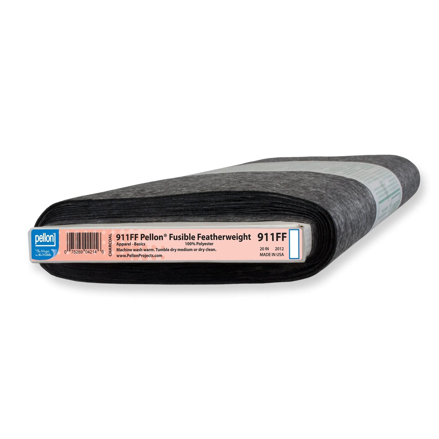 Pellon® 911FF Fusible Featherweight Interfacing 20" x 10 yards Bolt. Color: Black.