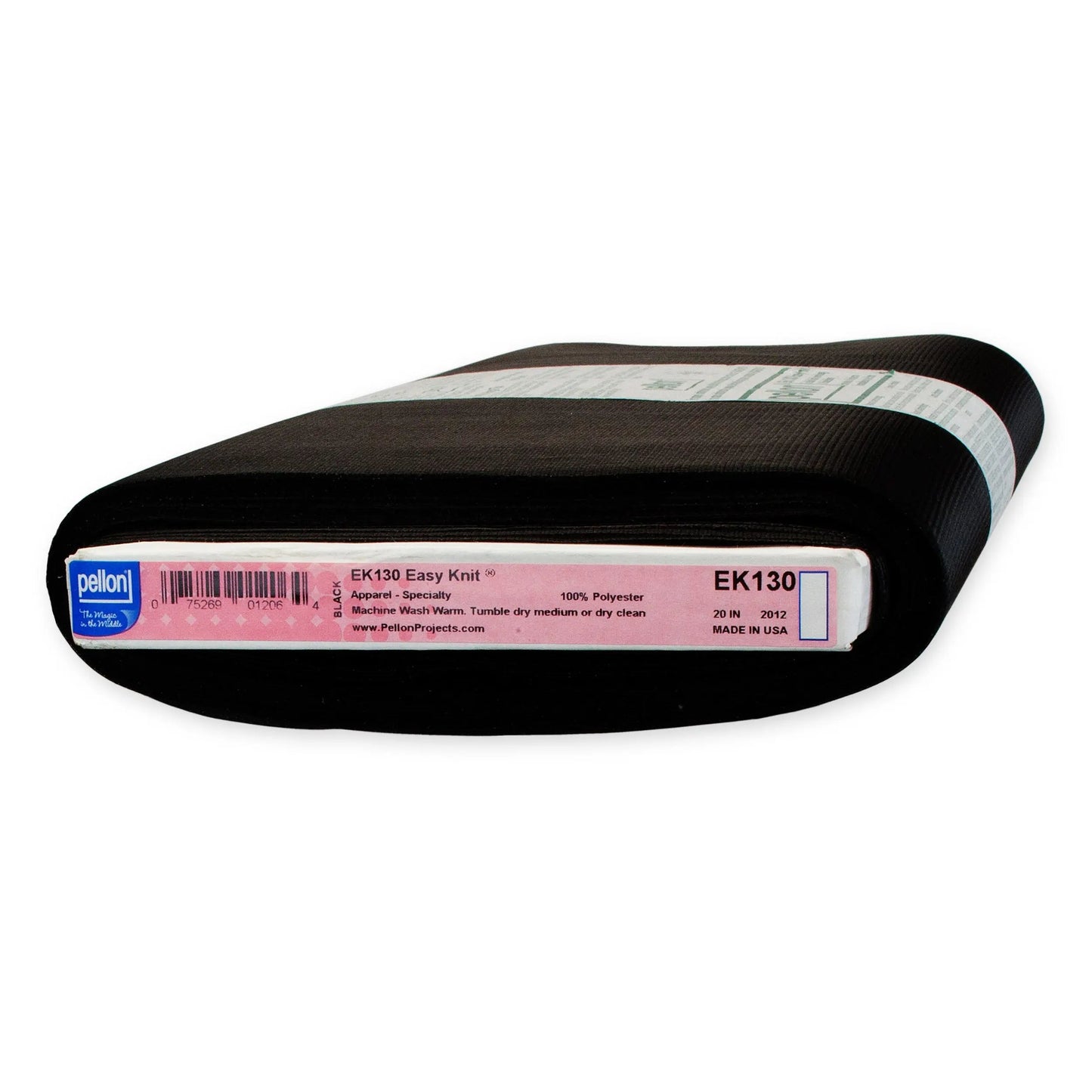 Pellon® EK130 Easy-Knit® Interfacing 20" x 10 yards Bolt. Color: Black.