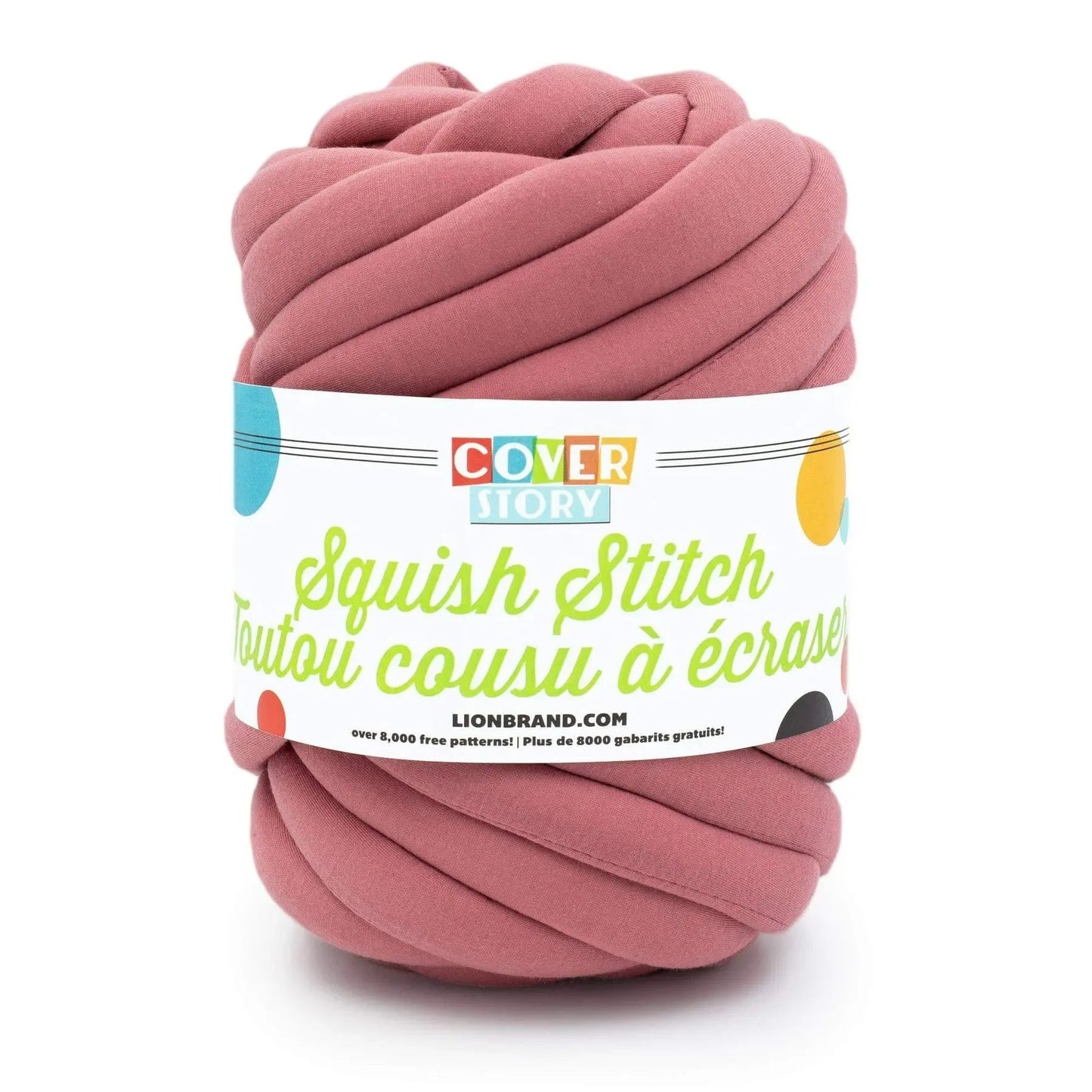 Pink Rose Squish Stitch Yarn