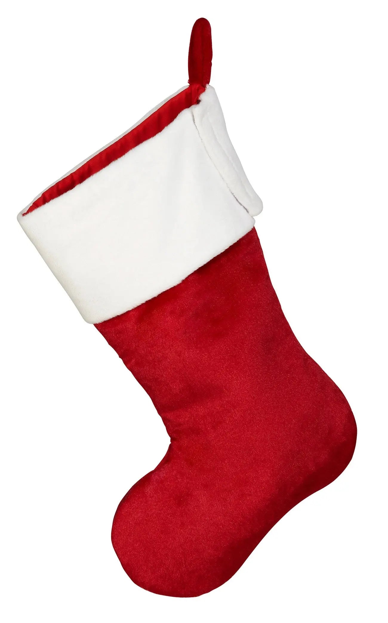 Plush Christmas Stocking Red