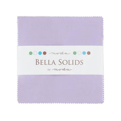 Purple Lilac Bella Solids Charm Pack Precuts