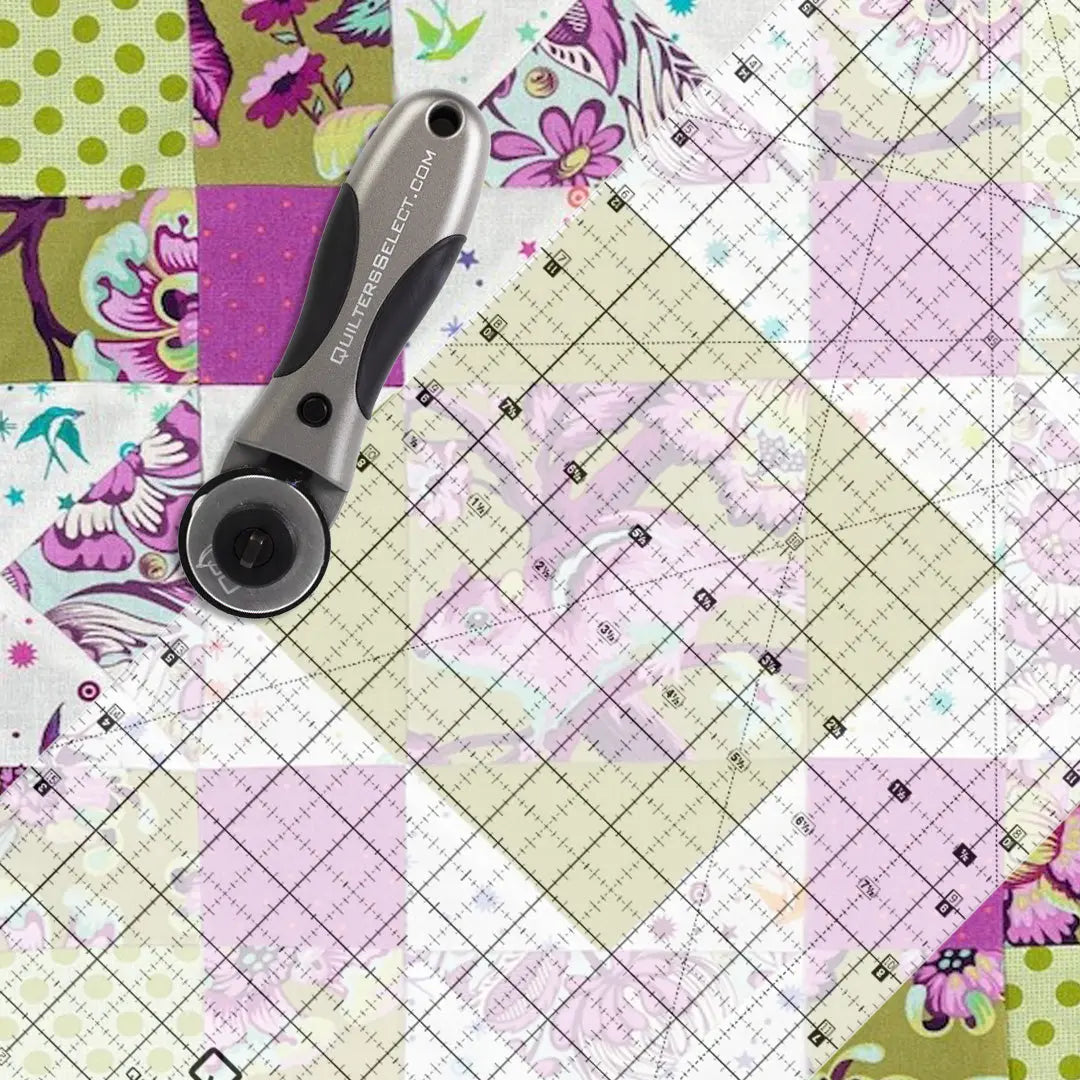 Quilters Select Non-Slip Crystal Clear Ruler 8.5″x18″