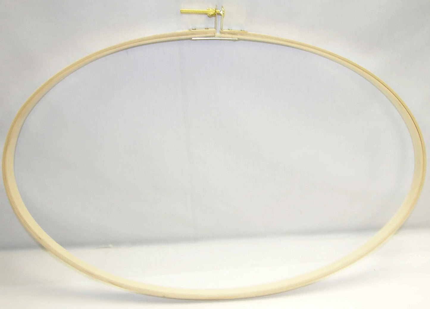 Quilting / Embroidery Hoop Wood 16in x 27in Oval