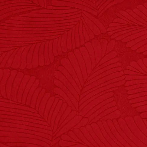 Red Cardinal Cuddle 3 Extra Wide Tropic Burnout Fabric per yard