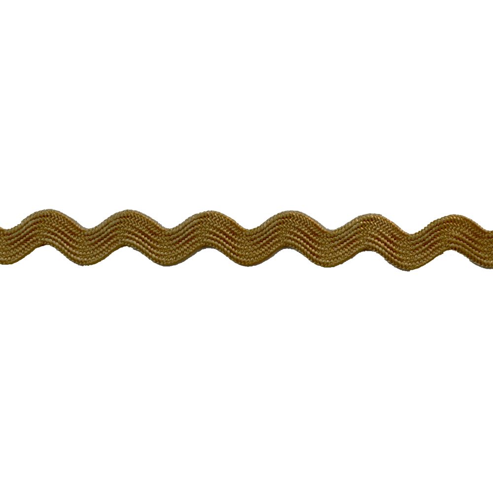 Rick Rack Collection - 3/8" Width (25 Yard Roll) - BRC-5MM-10 Gold