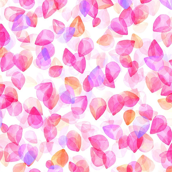 Pink Petal When in Wisteria Cotton 43"/44" Fabric Per Yard