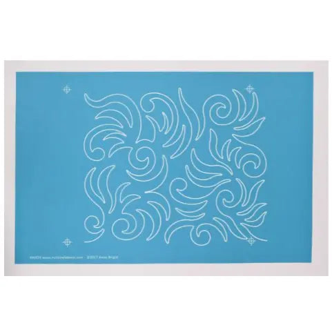 60028 Wild Swirls 9" by 10 1/2" Stencil
