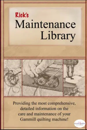 Ricks Maintenance Library for Gammill Machine - Digital Video Download
