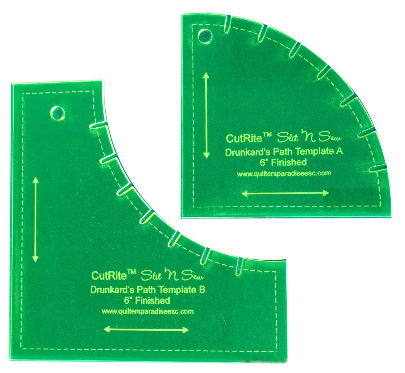 Slit N Sew 6in Finished Drunkards Path