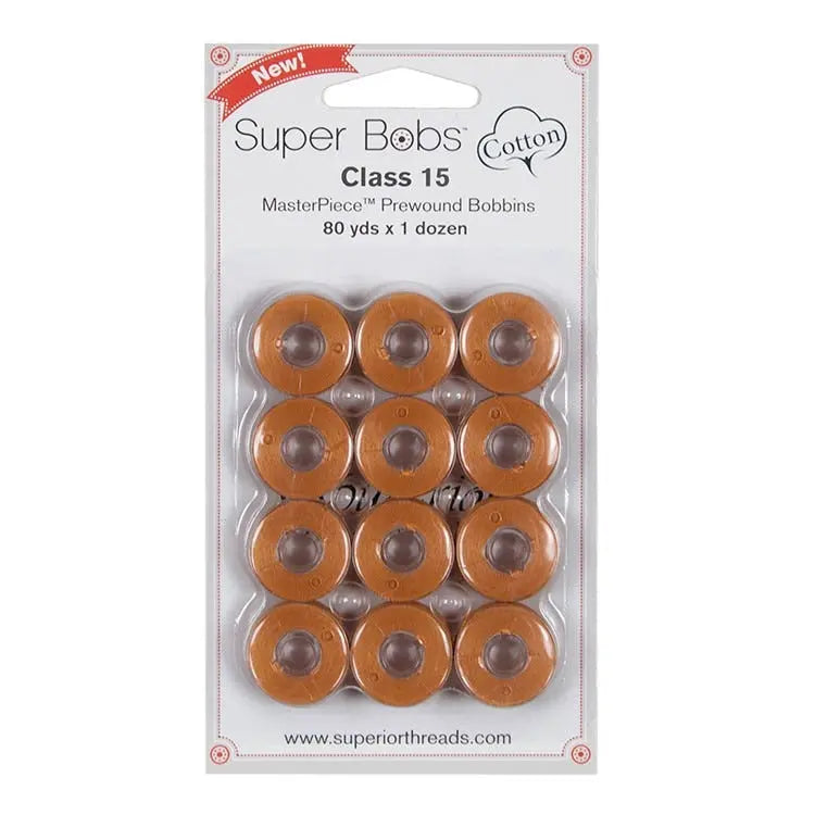 Super Bobs Cotton #162 Renoir (Class 15) 12 pack pre-wound bobbins