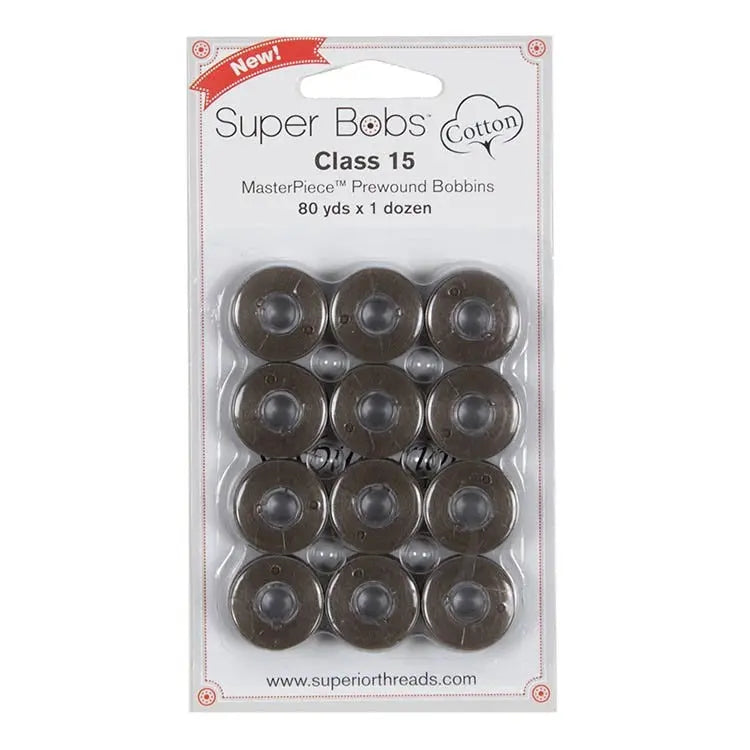 Super Bobs Cotton #181 Nightscape (Class 15) 12 pack pre-wound bobbins