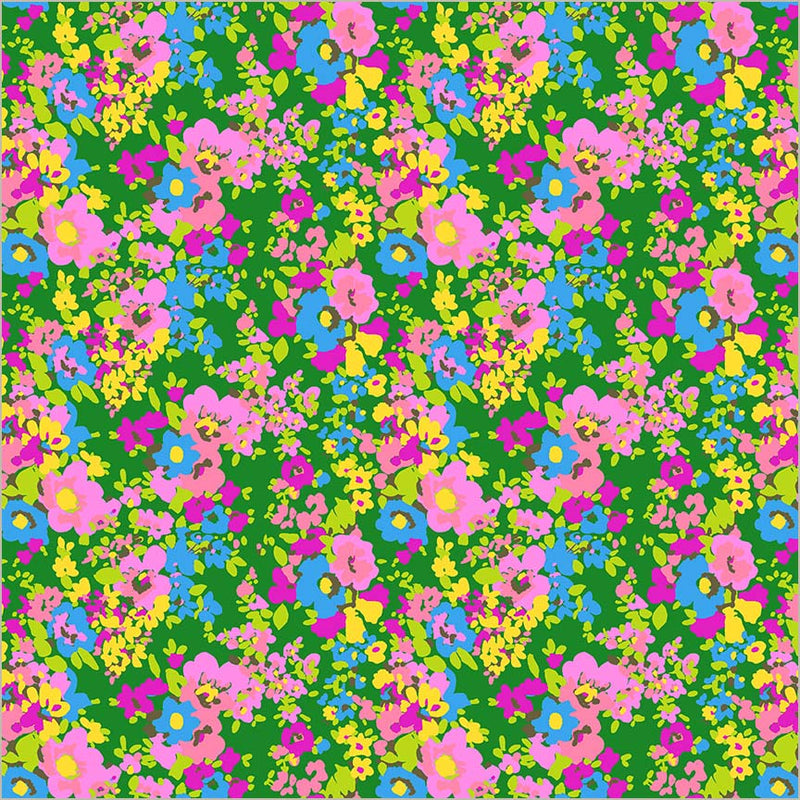 Sweet Talk Leann Grass Cotton 44/45 Fabric Per Yard