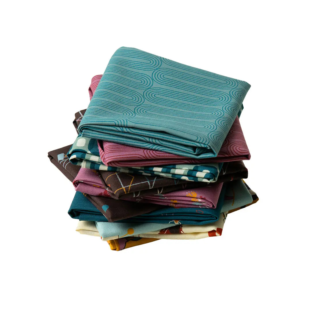 To and Fro Fat Quarter Bundle - Set of 10