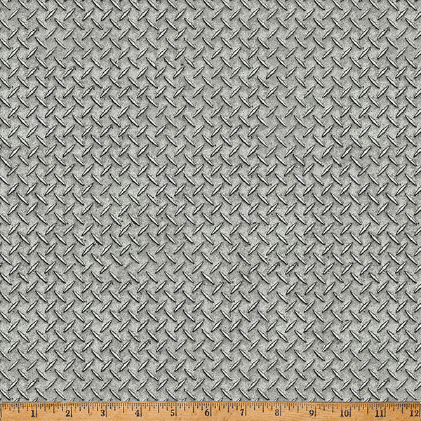 Gray Steel Hammer Down 43"/44" Fabric Per Yard