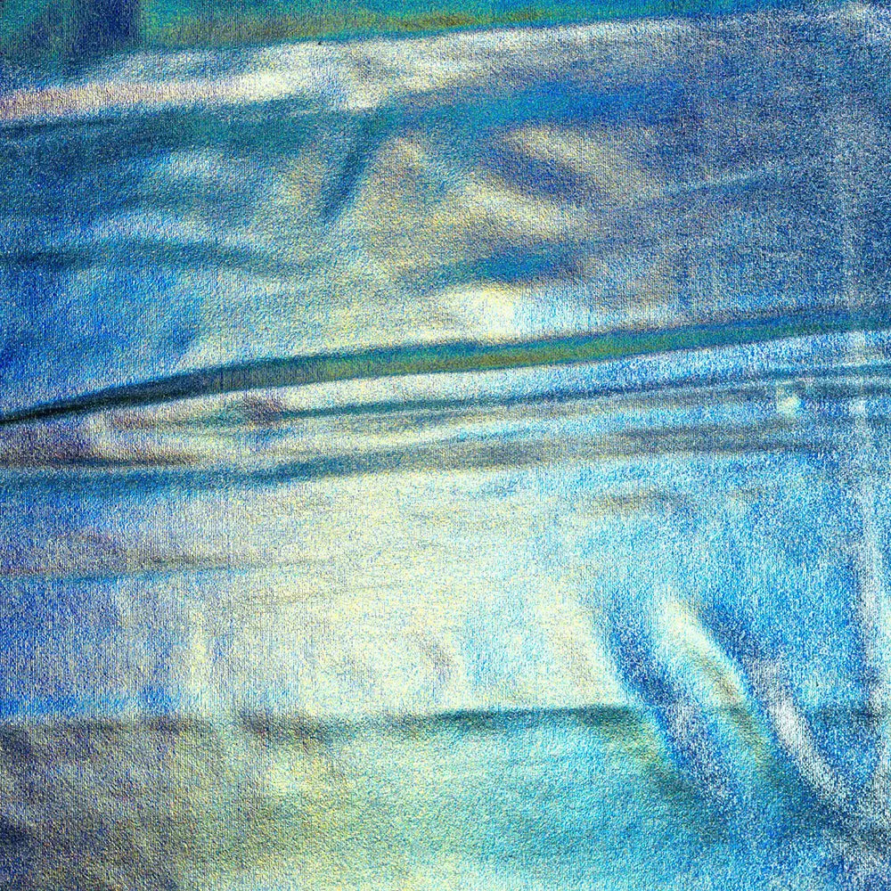 Yaya Han 4 Way Oil Slick 58" Light Blue Fabric Per Yard