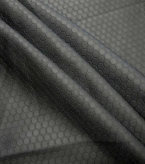Yaya Han Scuba Hexagon 57" Black Fabric Per Yard