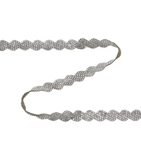 Yaya Han Twisted Crystal Trim 0.5" - Per Yard