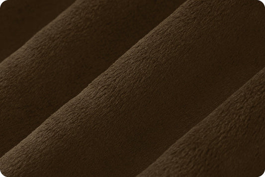 Brown Cuddle 3 58/60" Solid Minky Fabric Per Yard