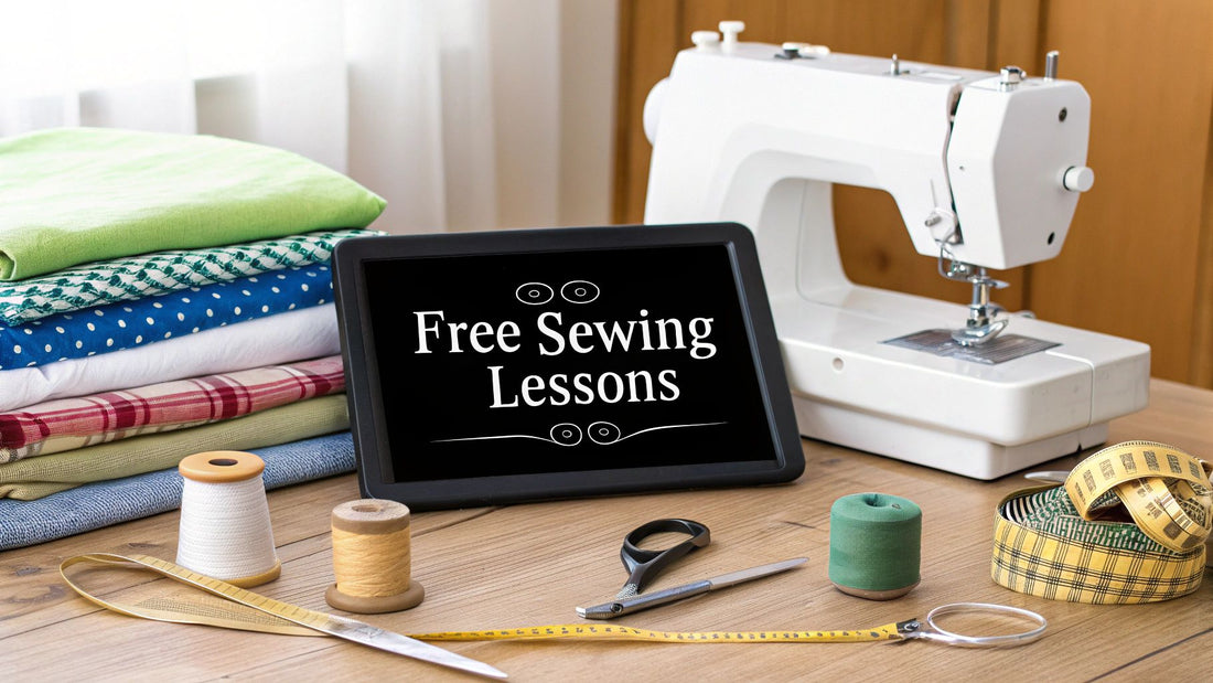 Your Guide to Free Sewing Lessons for Beginners