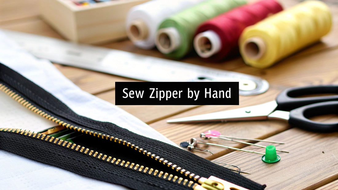 How to Sew a Zipper by Hand A Beginner's Guide