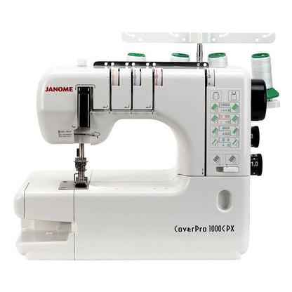 Janome 1000CPX CoverPro Coverstitch Machine with FREE Bundle
