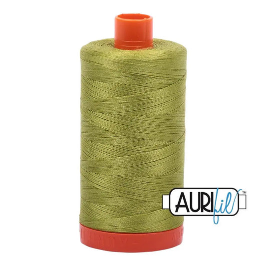 1147 Light Leaf Green Aurifil Cotton 50wt Large Spool