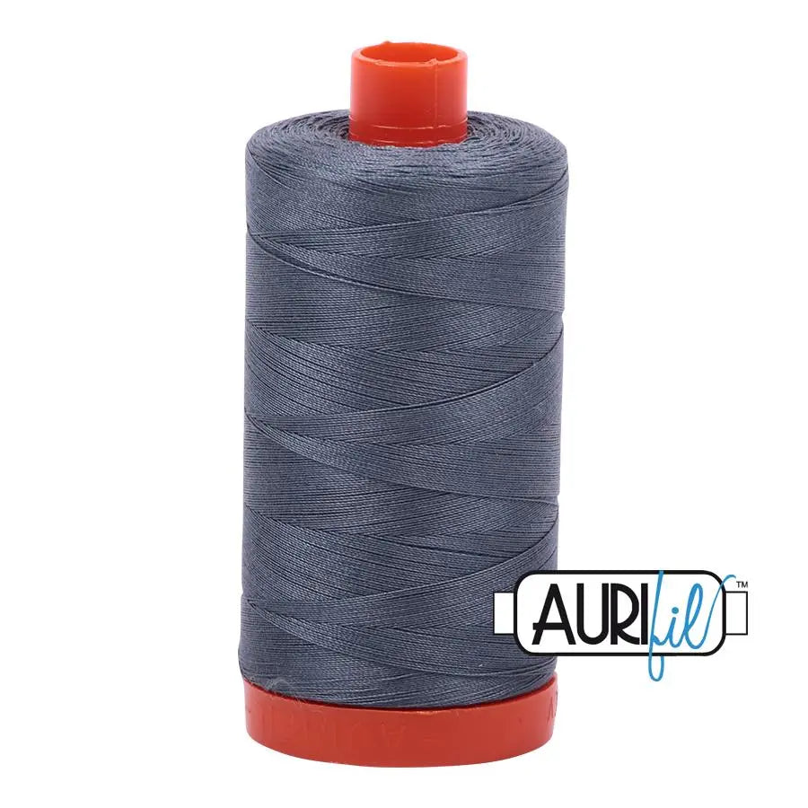 1246 Dark Grey Aurifil Cotton 50wt Large Spool