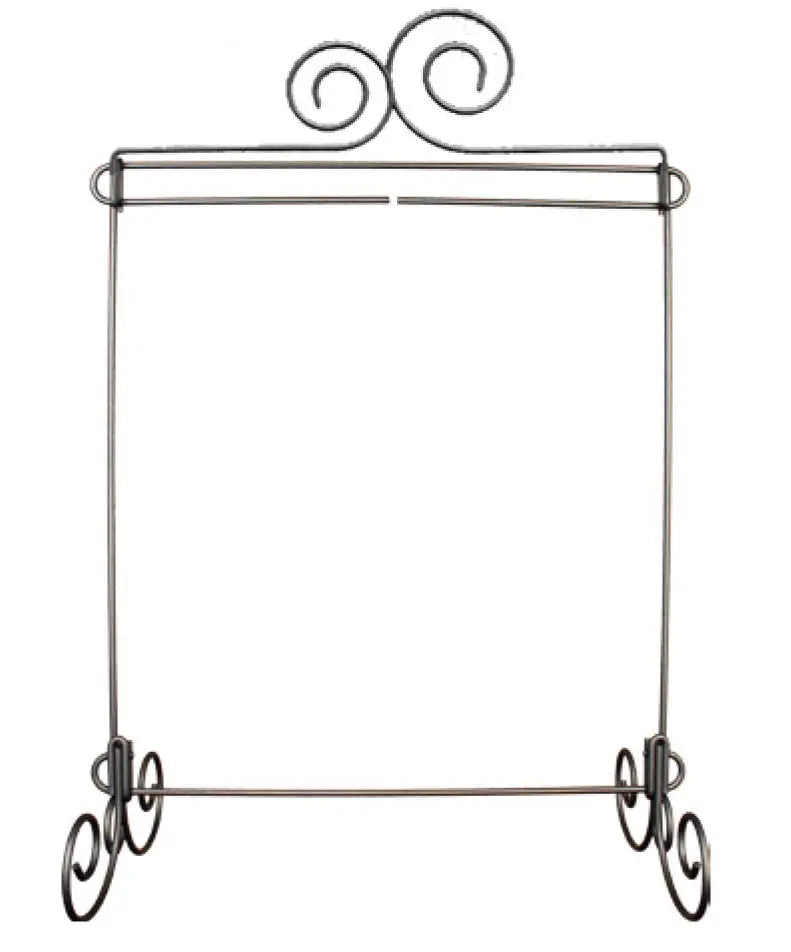 12in x 14in Scroll Double Silver