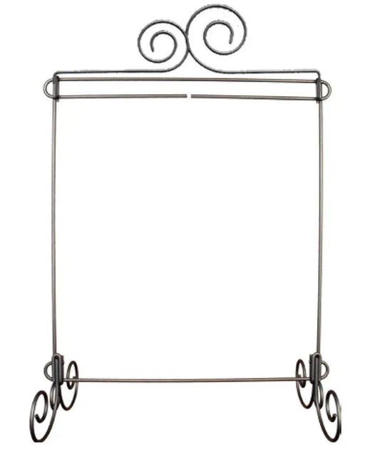 12in x 14in Scroll Double Silver