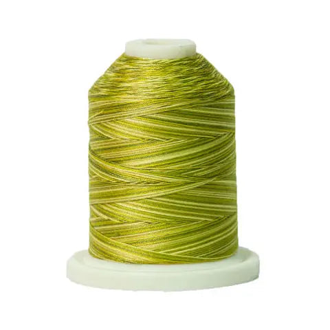 150 Sun Lime Splash Signature Cotton Variegated Thread Mini Spool - 40WT