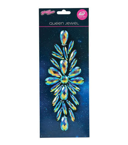 Yaya Han Iron on Queen Jewel Embellishment 3'' Blue