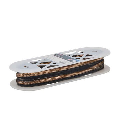 Yaya Han Sew on Banded Trim 1.63'' Gold - Per Yard