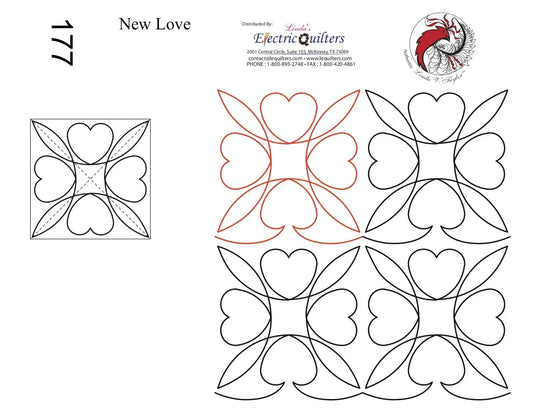 177 New Love Pantograph with Blocks by Linda V. Taylor
