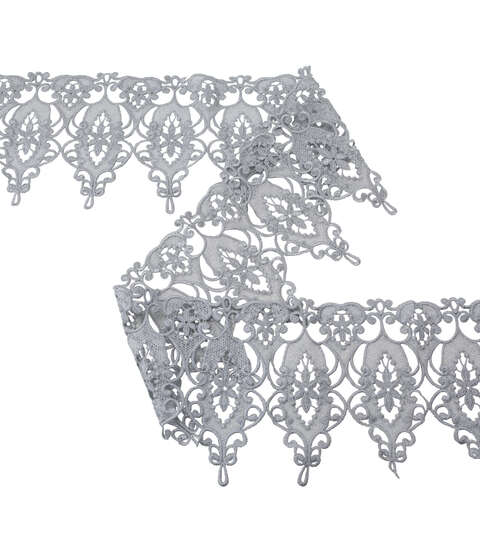 Yaya Han Sew On Bianca Metallic Silver Trim - Per Yard