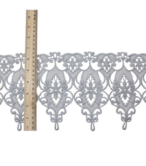 Yaya Han Sew On Bianca Metallic Silver Trim - Per Yard