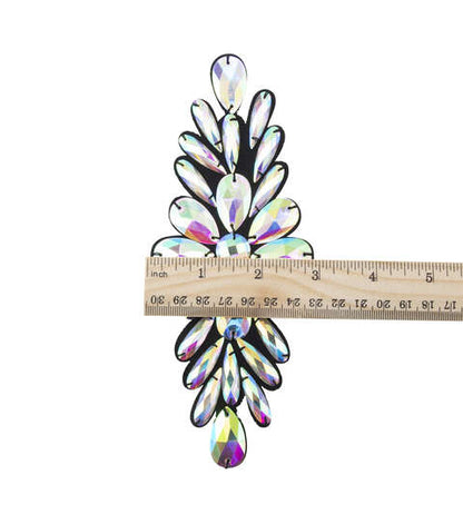 Yaya Han Iron On Jewel Iridescent Embellishment