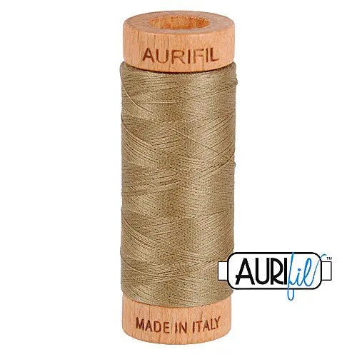 2370 Sandstone Aurifil Cotton 80wt Spool