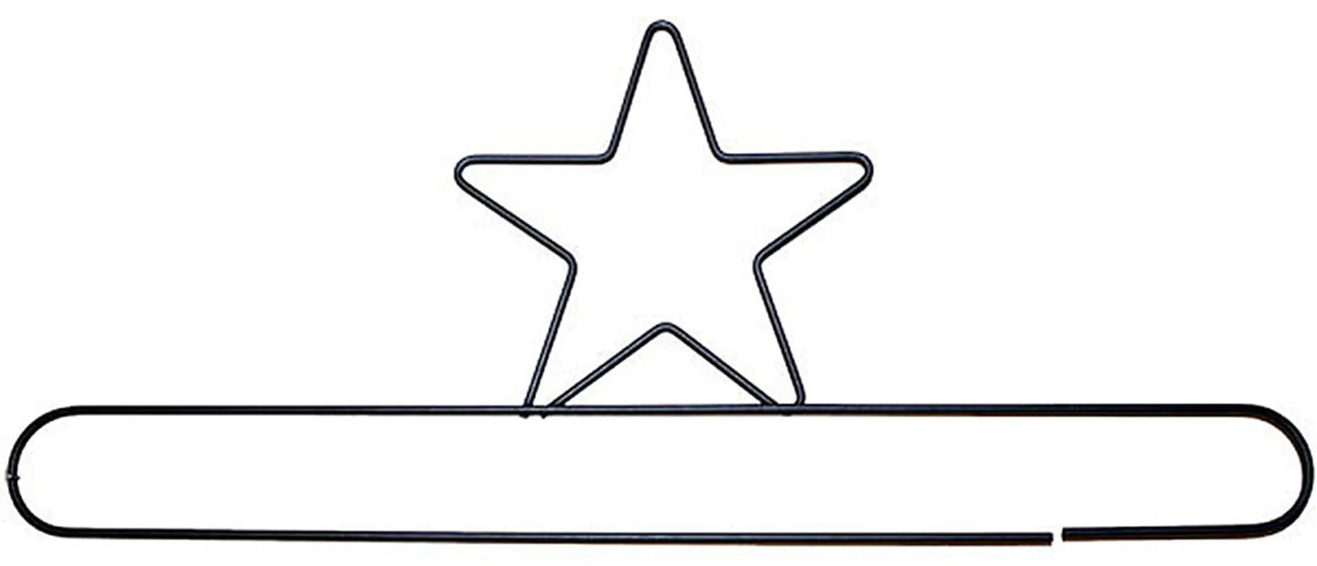 24in Star Split Bottom Hanger Silver