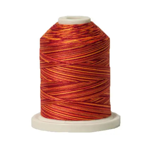 257 Poppy Blaze Signature Cotton Variegated Thread Mini Spool - 40WT