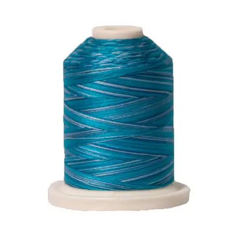 258 Dreamy Blues Signature Cotton Variegated Thread Mini Spool - 40WT