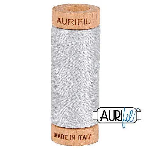 2600 Dove Aurifil Cotton 80wt Spool