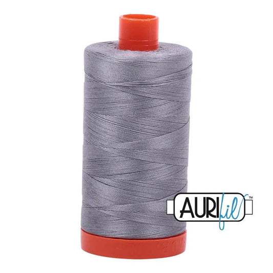 2605 Grey Aurifil Large Spool Cotton 50wt