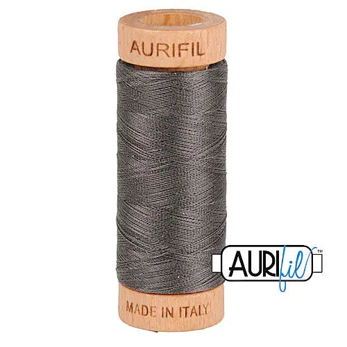 2630 Dark Pewter Aurifil Cotton 80wt Spool