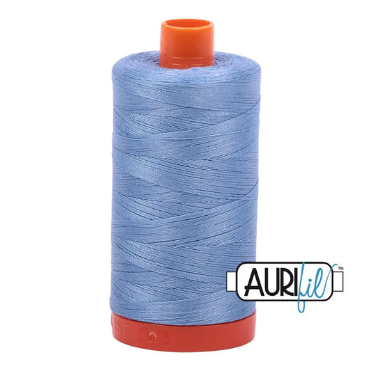 2720 Light Delft Blue Aurifil Cotton 50wt Large Spool