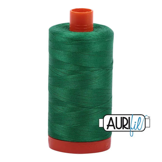 2870 Green Aurifil Cotton 50wt Large Spool