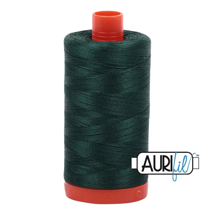 2885 Medium Spruce Aurifil Cotton 50wt Large Spool