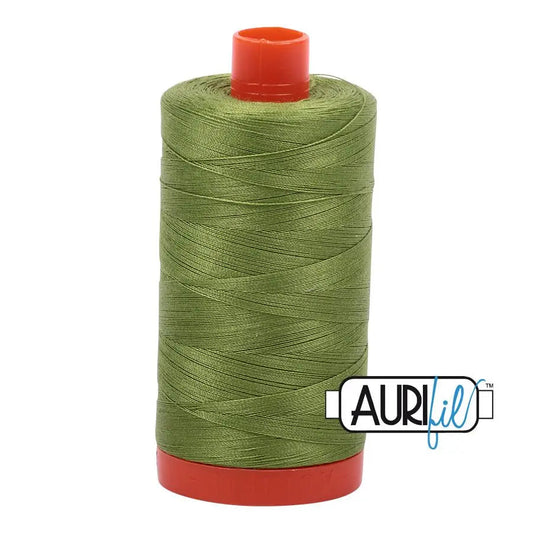 2888 Fern Green Aurifil Cotton 50wt Large Spool