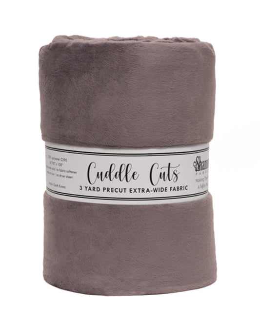 3 Yard Cuddle 110" Cut - Charcoal