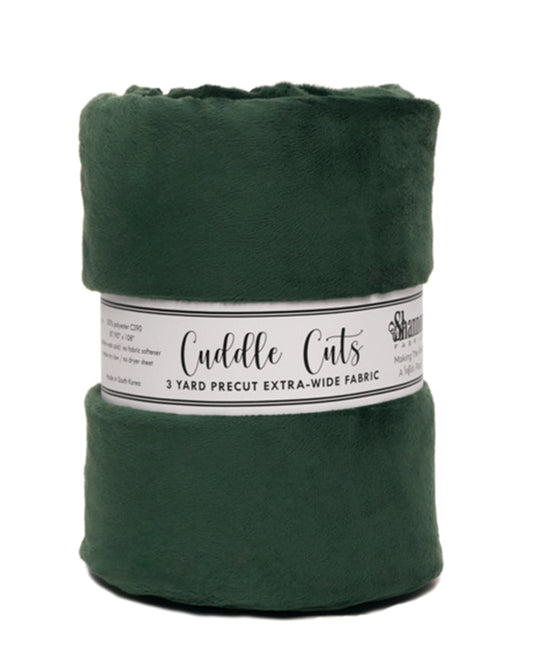 3 Yard Cuddle 110" Cut - Evergreen